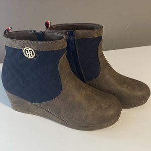 Tommy Hilfiger Wedge Booties Big Kids